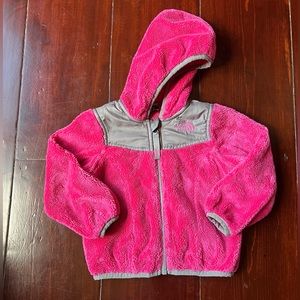 Girls North Face Oso Fleece Zip Hoodie 2T